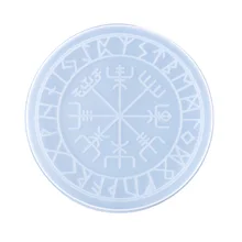 Reçine kalıp Tarot kehanet Mat, servis tepsisi kalıp reçine, takımyıldızı pusula Mat silikon kalıp, epoksi kalıpları Divinatio