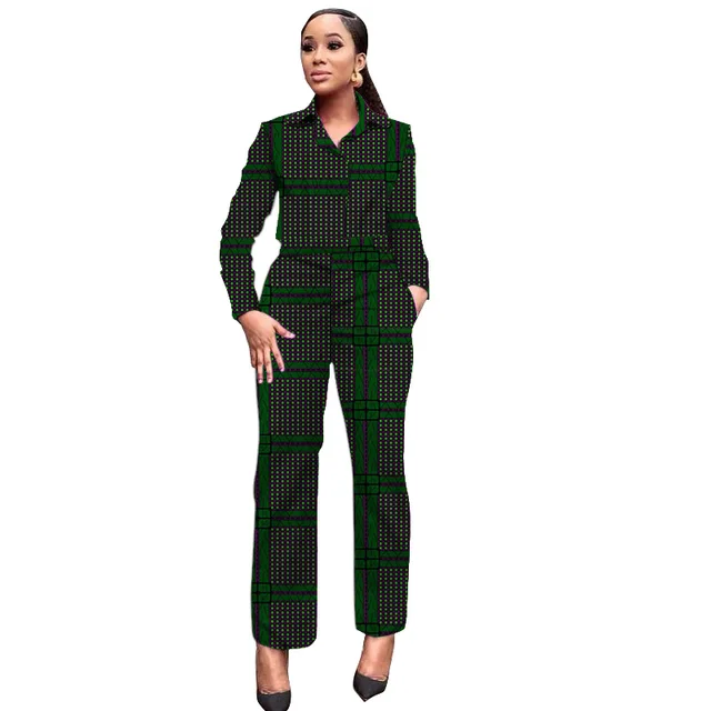 Wegba African Collar Shirt + Pant - Image 2