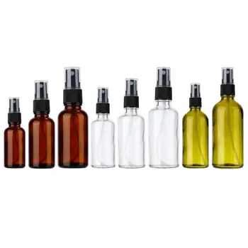 

1 Pc 30/50/100ml Refillable Spray Bottle Esstenial Oil Cosmetics Liquid Atomizer Empty Makeup Portable Glass Sprayer Bottles
