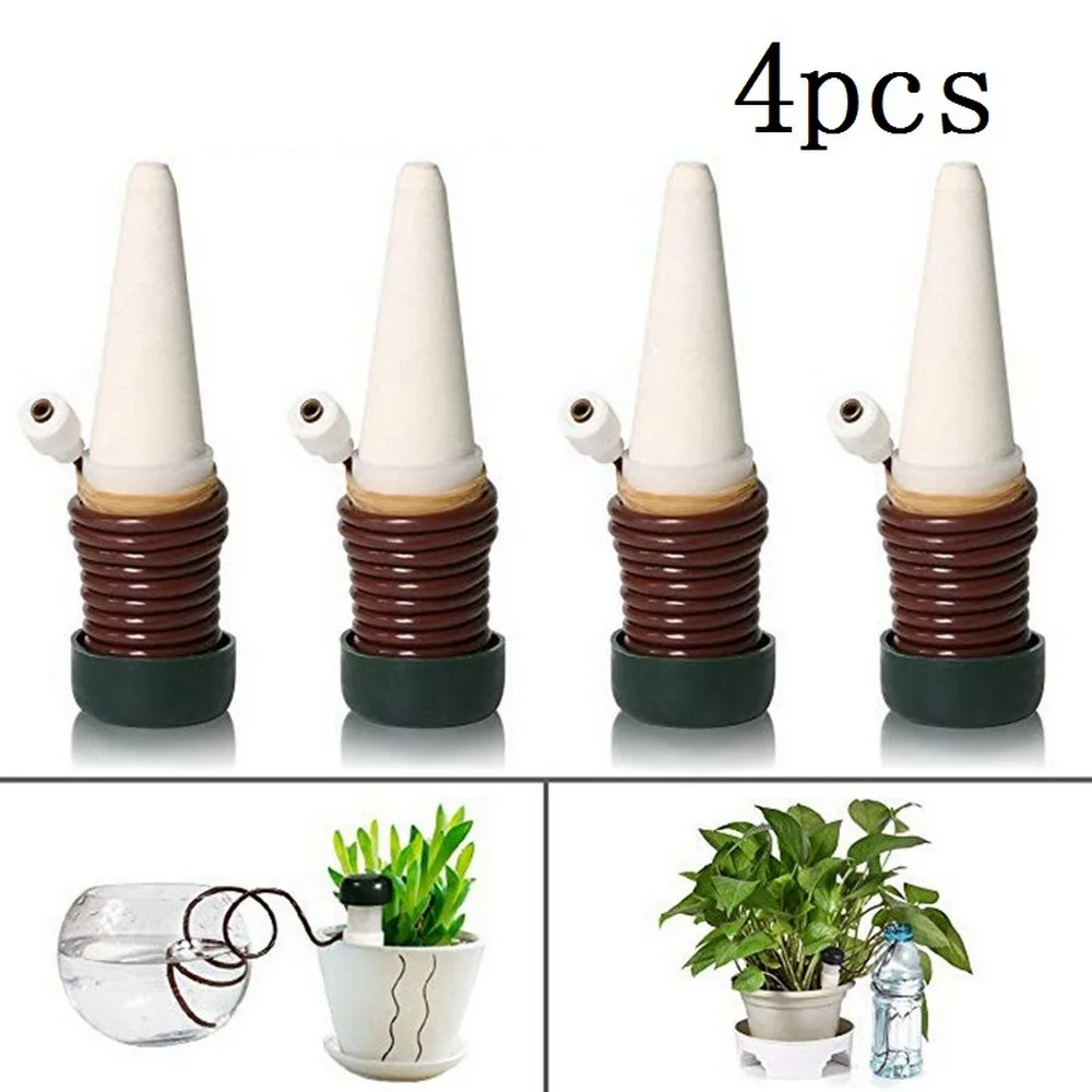4pcs/set Automatic Plant Waterers Watering Devices Dripper Potted Plants Self Device Garden Supplies | Дом и сад