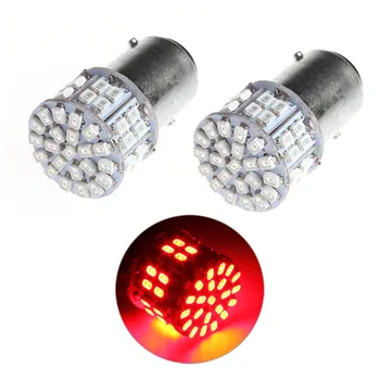 

2020 New 1PC 1157 BAY15D 50 SMD 1206 LED Car Tail Stop Brake Lamp Bulb DC 12V Red Light