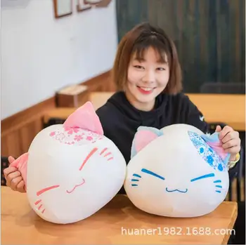 

Cute flower cat doll plush pillow cushion kawaii cat soft plush toys kids children gift
