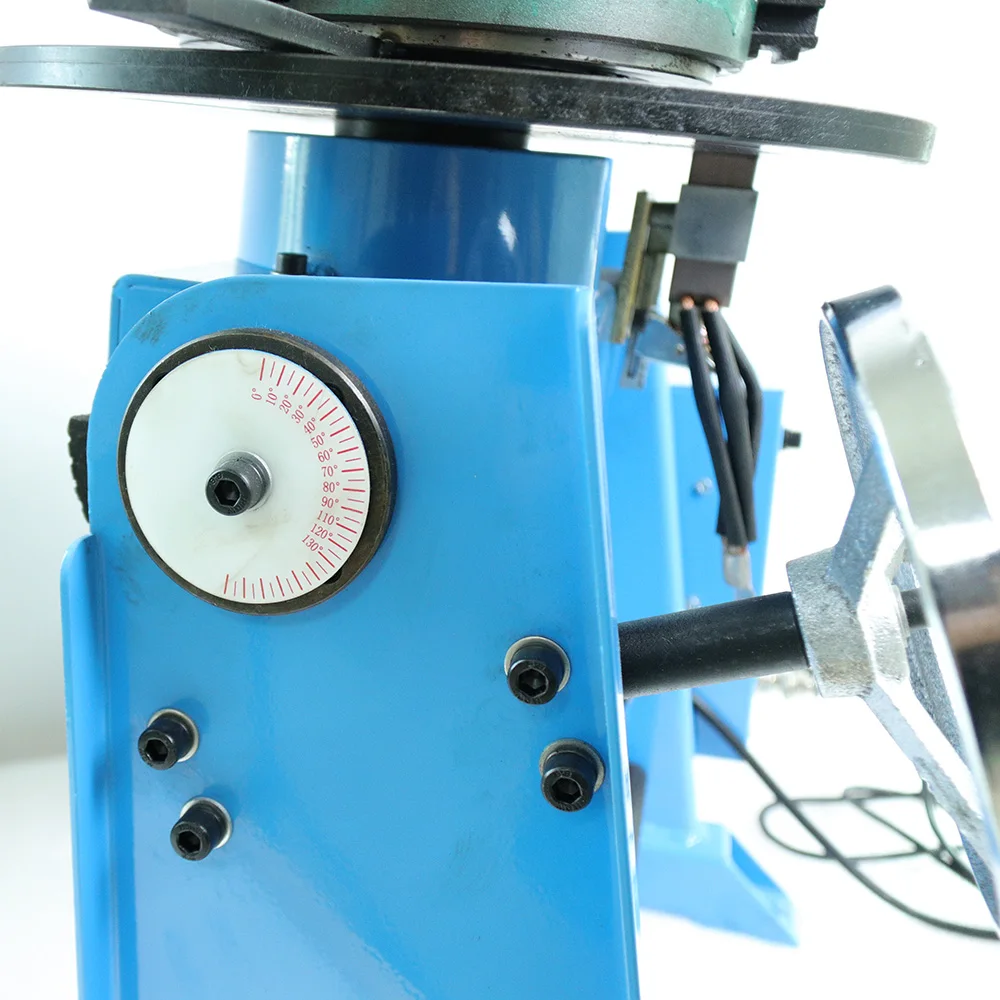 US $632.04 HD50 Welding Positioner For Pipe Welding With 200mm Manual Chuck 50KG Welding Turntable