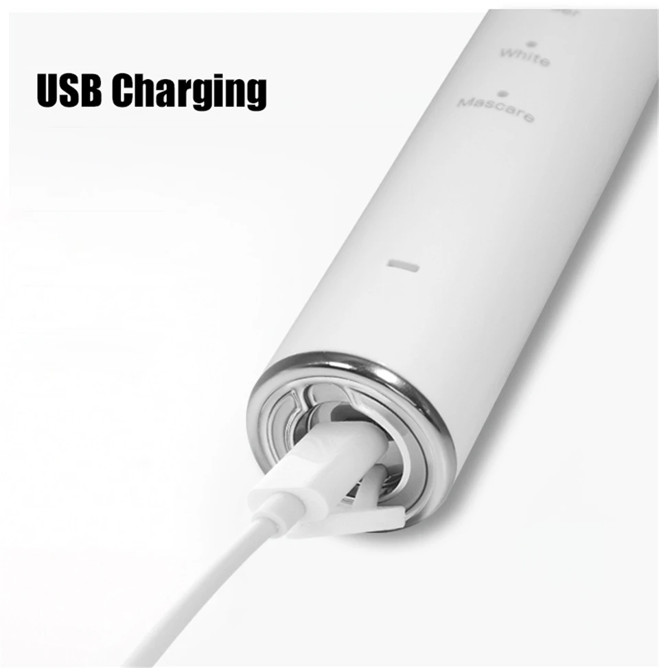 Powerful Electric Toothbrush 45000time/min Rechargeable Ultrasonic Washable Electronic Whitening Waterproof Teeth Brush with Box