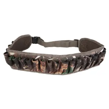 

25 Round Shells Ammo Bandolier Holder Adjustable Military BK Cartridge Belt 83*10cm Hunting GA 12 Gauge 20