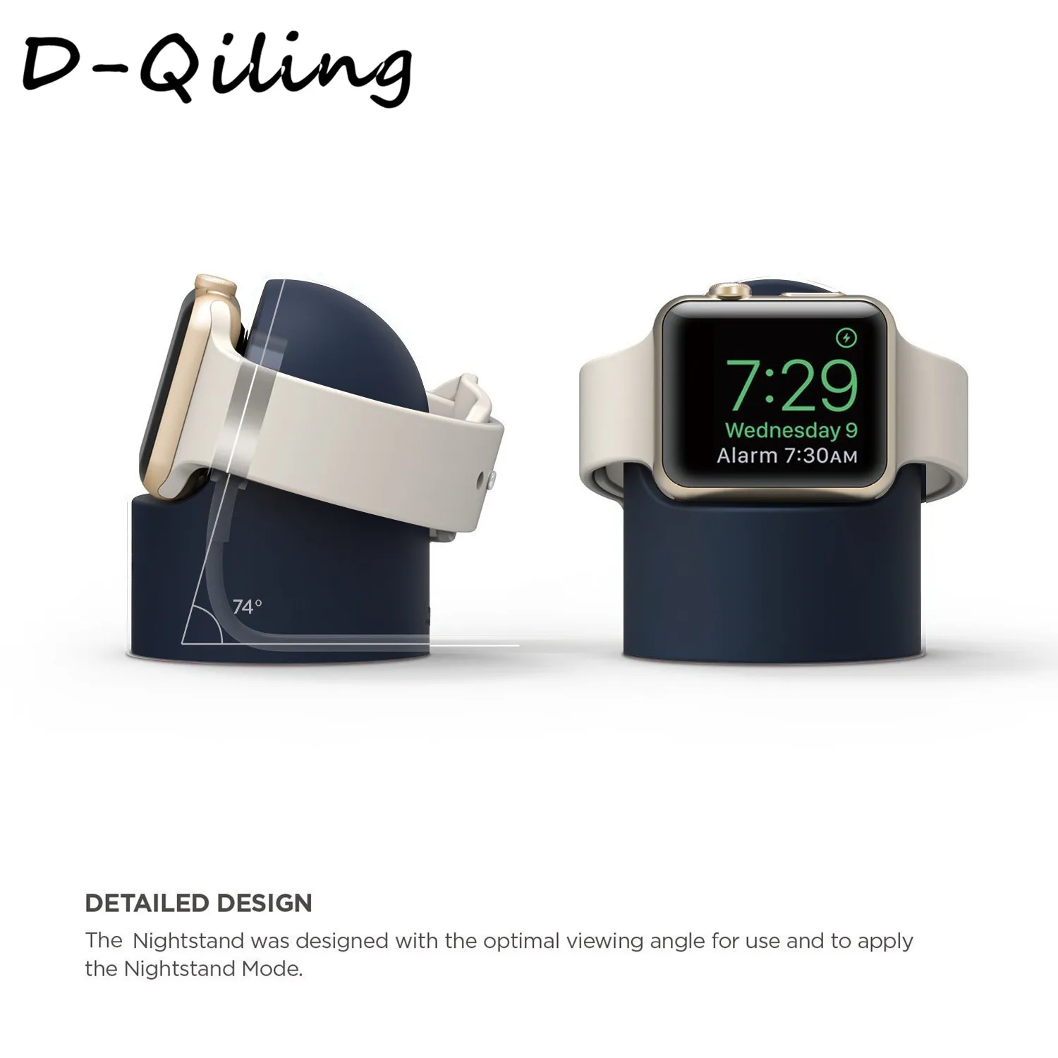 Подставка для apple watch iWatch 42 мм 38 мм 44 мм 40 мм аксессуары для часов apple watch 5 4 3 2 1 держатель станции Черный Белый