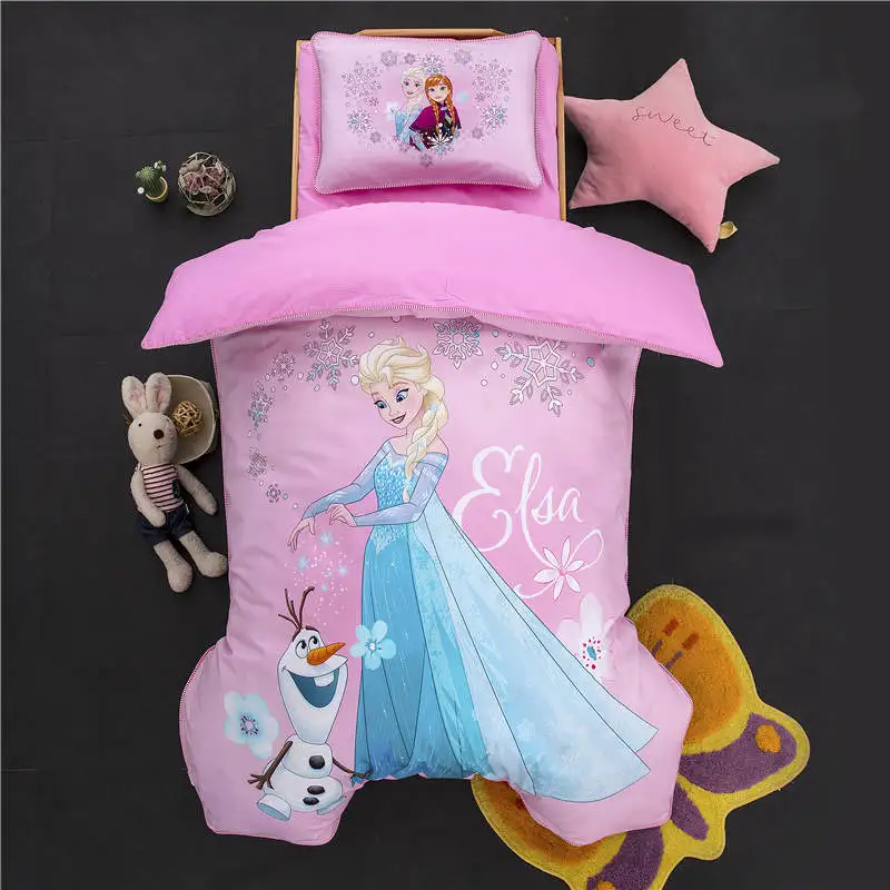 Wonderfull Pink Disney Frozen Elsa Bedding set for Girls Baby 47\X59