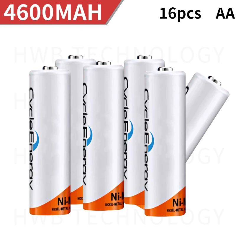 16 шт./упаковка аккумуляторные батарейки 2016 в 1 2 мАч|battery 2a|aa batteryrechargeable battery |