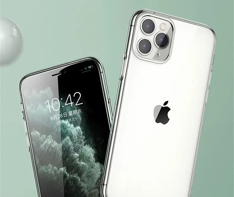 best iphone 12 mini case מלא מגן סיליקון טלפון מקרה עבור iPhone 12 11 פרו מקסימום 12 מיני אולטרה דק ברור חזרה כיסוי עבור iPhone 12 פרו SE 2020 מקרים iphone 12 mini lifeproof case