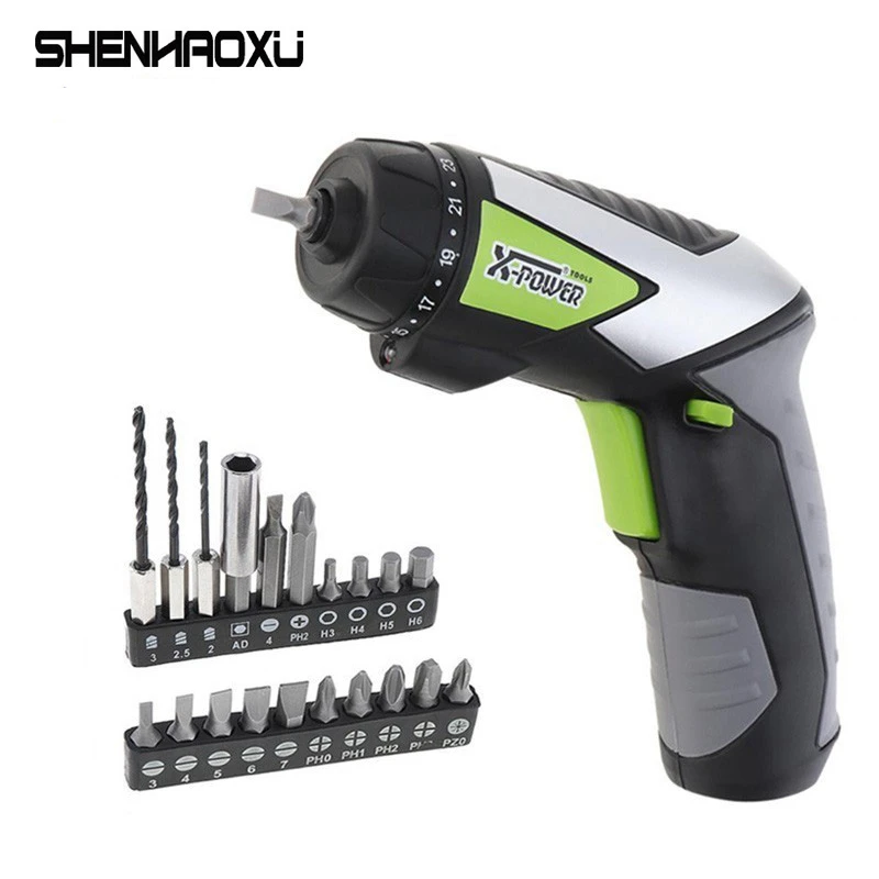 4.8V Mini Cordless Electric Screwdriver Drill Power Tools Rechargeable Torque Control Multi