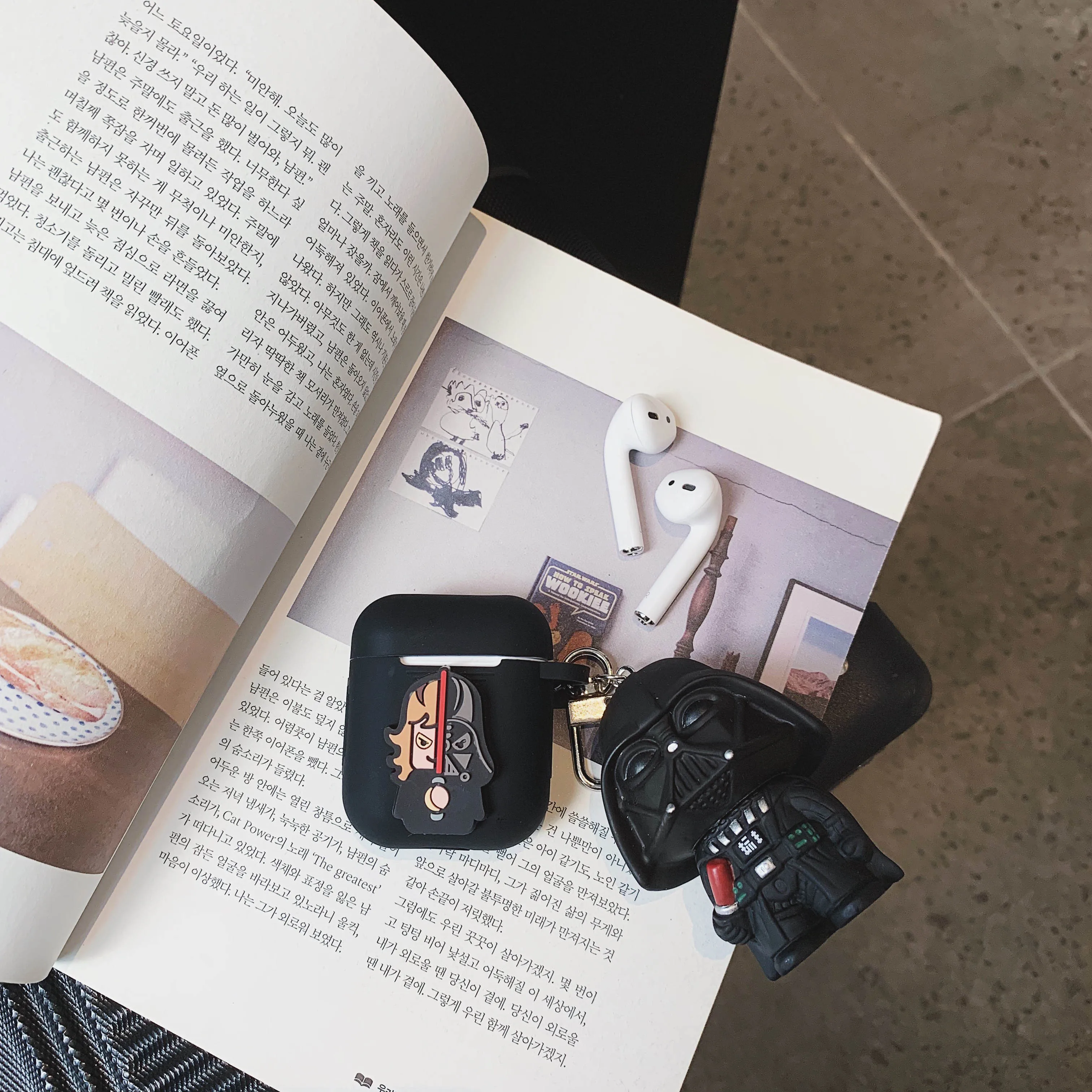 Роскошный чехол Star Wars для Airpods 1 2 Чехол с милым мультяшным рисунком чехол для оригинальных Airpods чехол для Airpod Air pods чехол Coque Funda