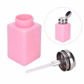 

200ML Nail Art Liquid Alcohol Press Empty Bottle Portable Acrylic Gel Polish Cleaner Remover Dispenser Duck Pump Water Bottles