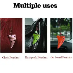 Flute 6 Hole Soprano C Ceramic Flauta Ocarina Of Instruments Flute Musical Toy Mini Kid's Ocarina T1y9
