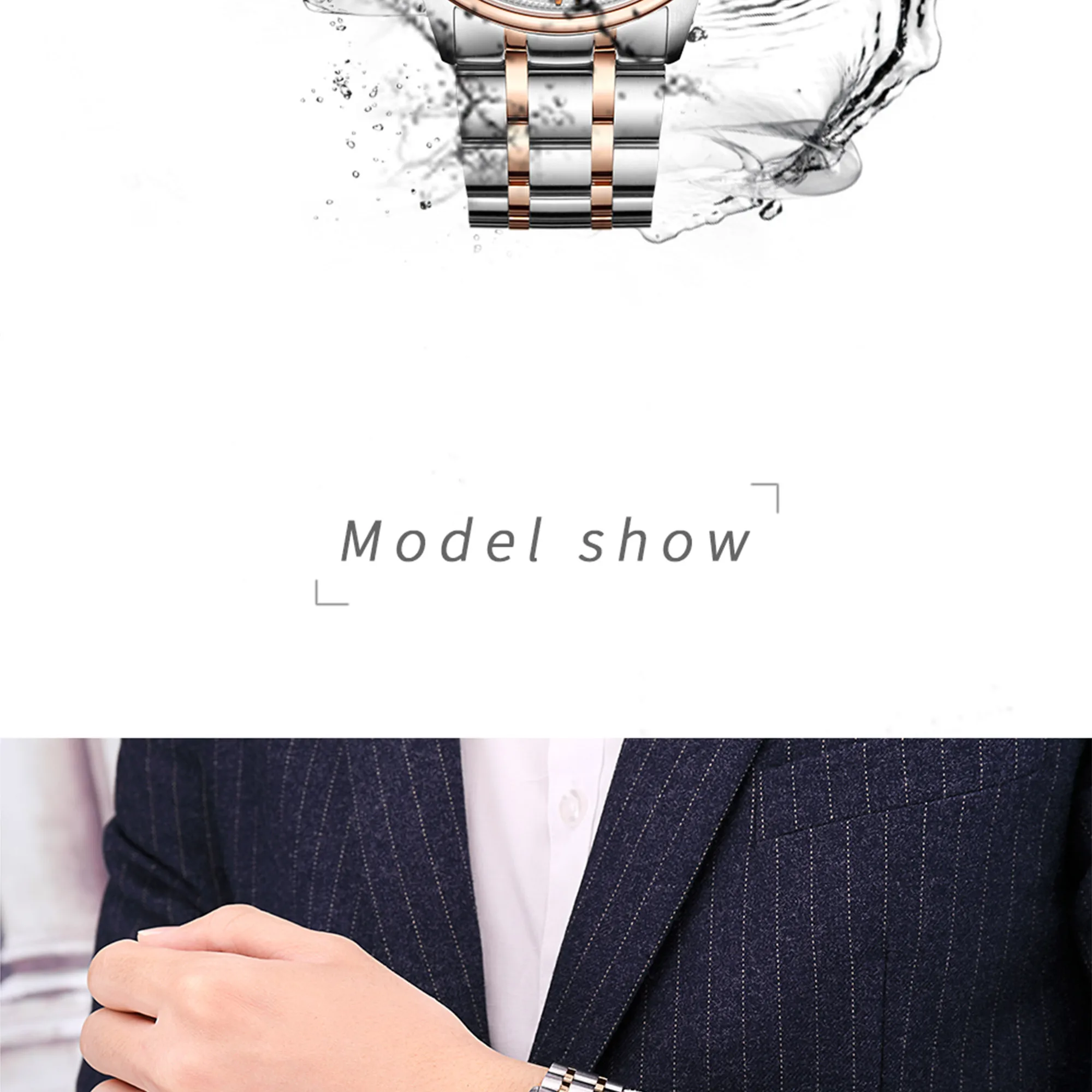 CADISEN Men Classic Automatic Mechanical Watches Brand Luxury Miyota 8215 Man Stainless Steel Wristwatch Clock Relogio Masculino