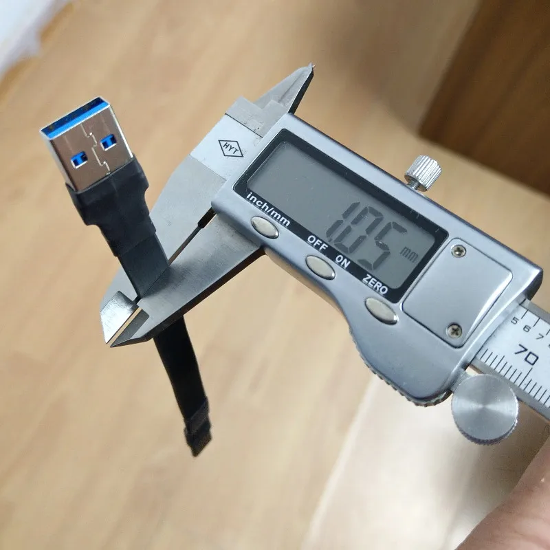USB 3 0 Type A к micro B плоский кабель двойной изгиб 03 m 3m 5G/bps Поддержка OTG FPV