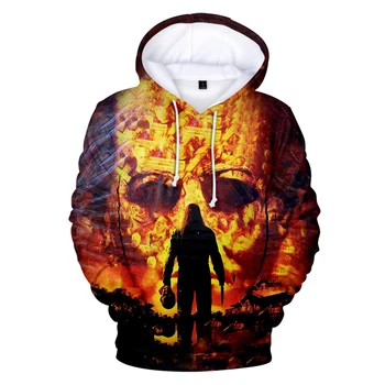 

Halloween Hoodies Men/Women 3D Hoodie Print Horror Movie Sweatshirts Harajuku Autumn Fashion Pocket Pullover Dropshipping