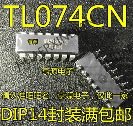 10 шт./лот Новинка TL074 TL074CN DIP-14 Новинка