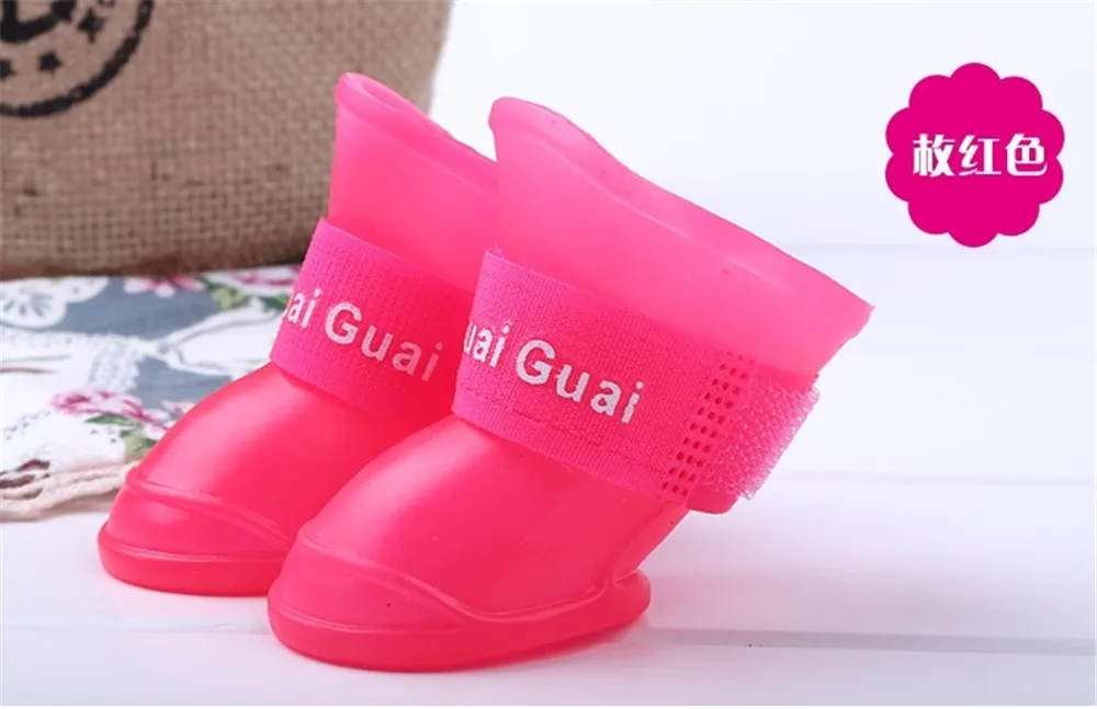 4pcs-Pet-Dog-Shoes-Waterproof-Rain-Pet-Shoes-for-Dog-Puppy-Rubber-Boots-Candy-Color-Puppy (17)