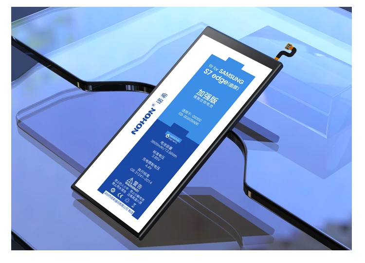NOHON батарея для samsung Galaxy S7 S6 edge S8 G950F G935F G930F G925F G920F оригинальная аккумулятор сменная батарея для мобильного телефона+ Инструменты