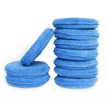 

Set Polishing Pad Buffer Blue Tool Detailing Supplies 10pcs 5 Inch Waxing
