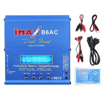 

Professional iMAX B6AC Dual Power Multifunctional Lipo NiMH RC Battery Balance Charger Discharger + EU Plug