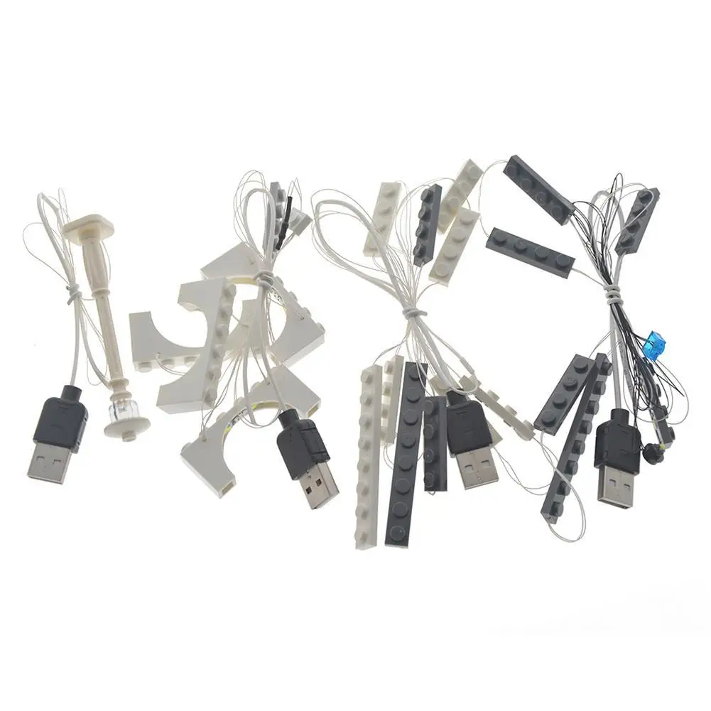 Street View For 10251 Brick Bank Building Blocks LED Lighting Accessories DIY Light Assembled Building Blocks(Only Light