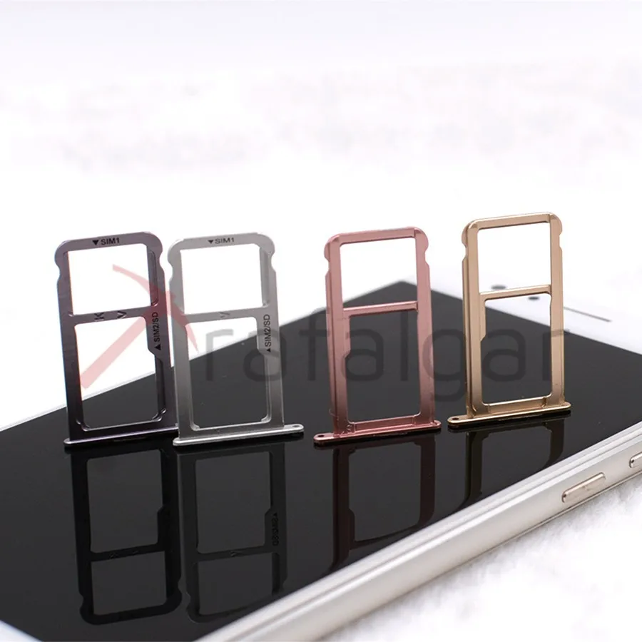 Для huawei P9 держатель лотка для sim-карты Micro SD гнездо для карты памяти Адаптер для huawei P9 Plus Lite SIM лоток золотой/серебристый/серый/розовый