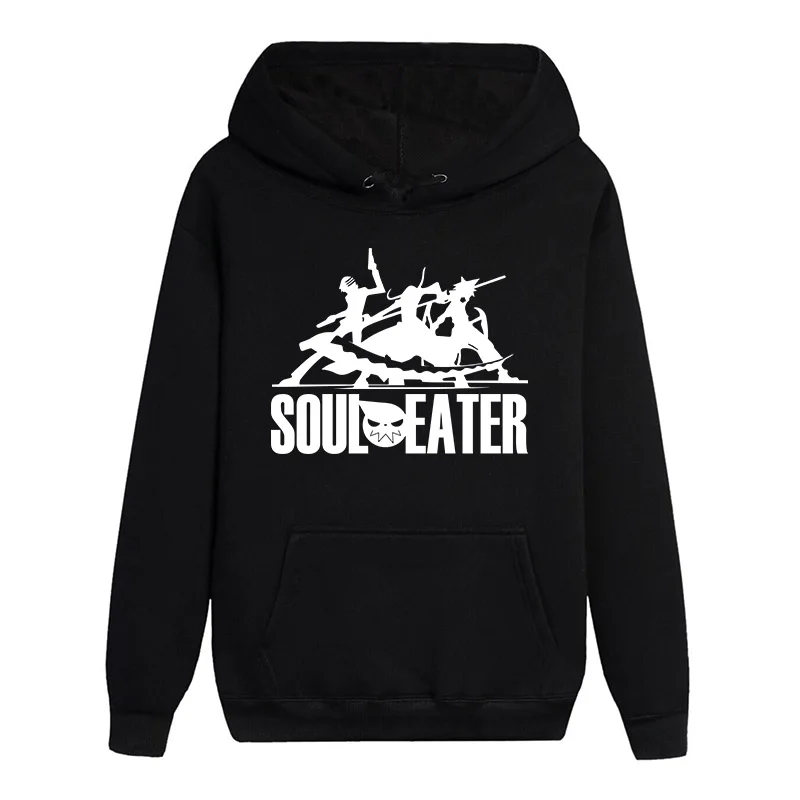 

Hot Cartoon Soul Eater Long Sleeves Noctilucent Hoodies Casual Sweats Loose Fashion Popular Pullover Hooded Tops
