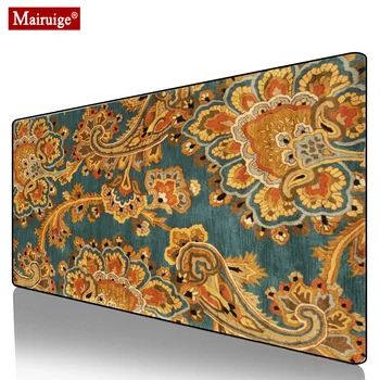 

Persian Rug Mouse Pad XXL Gamer Desk Mat Moroccan Carpet Large Keyboard Pad Bohemian Computer PC Gaming MousePad 90x40cm/80x30cm