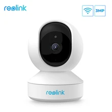 Reolink-caméra de surveillance intérieure ip WiFi 3MP (E1), fonction Pan/inclinable, audio bidirectionnel, port SD et accès à distance