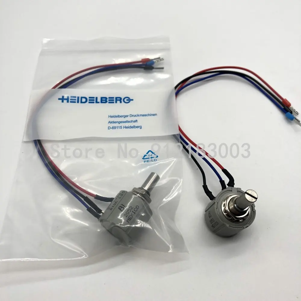 Peça 71.186.5172 10k com Cabo Potenciômetro Heidelberg Cd102 Sm102 Sm74 Máquina de Impressão 1