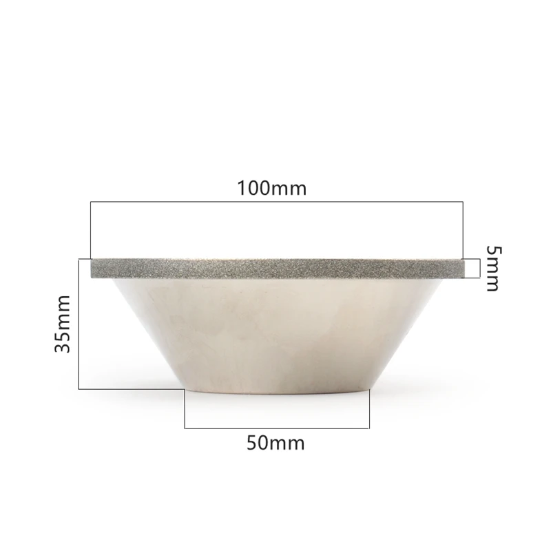 80-600 Mesh Diamond CBN Grinding Wheel Cup Cutter DIsc For Milling Cutter Tungsten Carbide Sharpener Accessory Versery 1PC