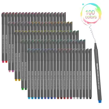

Art Markers Fineliner Pen Sketch Needle Hand Drawing Pigma Water-Based Graffiti 12 24 36 48 60 100 Colors Fine Line Hook Drawing