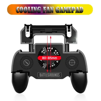 

6.5 Inches New PUBG Mobile Phone Game Controller Joystick Cooling Fan Gamepad For Android IOS Gamepad