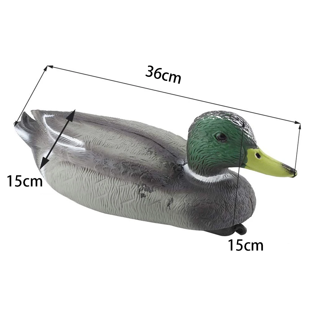 Simulation Hunting Bait Small Toys Durable Ornament Pond Floating Duck For Kids Decoy Garden Decoration Realistic Outdoor