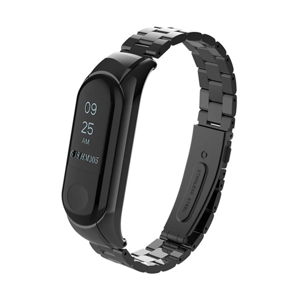 Спортивный сменный металлический ремешок для Mi Band 3 Smart Bracelet