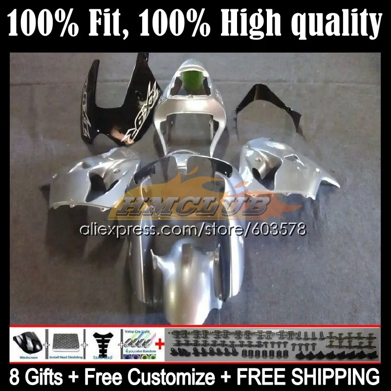 OEM Корпус для KAWASAKI NINJA ZX9 ZX 9R 9 R 900CC ZX9R 02 03 119CL.74 ZX900 900 CC ZX-9R 2002 2003 инъекция обтекатель