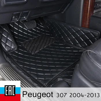 

car Mats For Peugeot 307 2004-2013 car floor mats car accessories interior from irkutsk car accessories