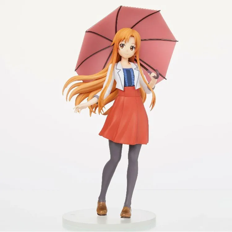 

Anime Sword Art Online Asuna Yuki Tomorrow Nye Umbrella Casual Wear Boxed Garage Kit Decoration Model