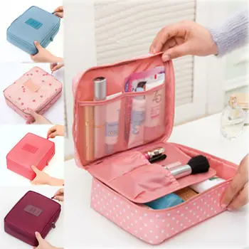 

Multifunctional Travel Makeup Cosmetic Toiletry Case Wash Organizer Storage Pouch Hanging Bag Female Make up Cases