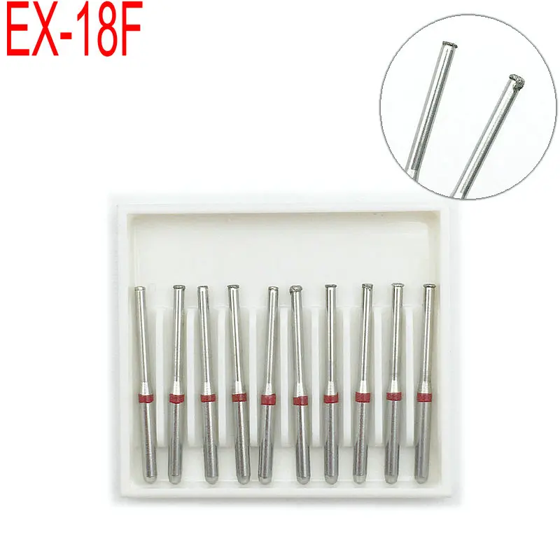 10 шт./кор. зубные алмазные Буры сверло для полировки зубов средство отбеливания