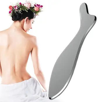 

Scraping Board Stainless Steel Gua Sha Massage Therapy Massage Home Polished Guasha Guasha Size) Plates Board (Random Demol Q6W5