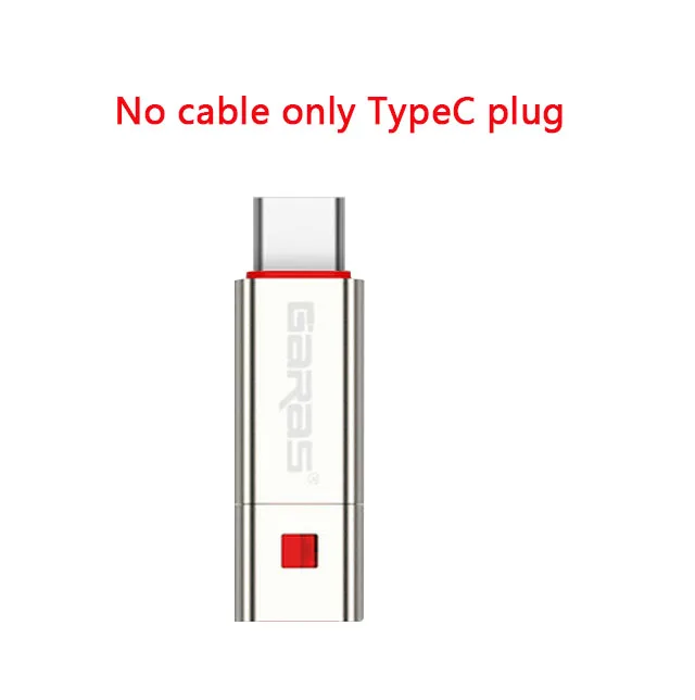 only Type C plug GARAS Reused USB Cable For iPhone/Micro USB/Type C Fast Charger Data Cable For iPhone/iPad/Xiaomi/Huawei Reusable USB Cable 1.5m - Цвет: only Type C plug