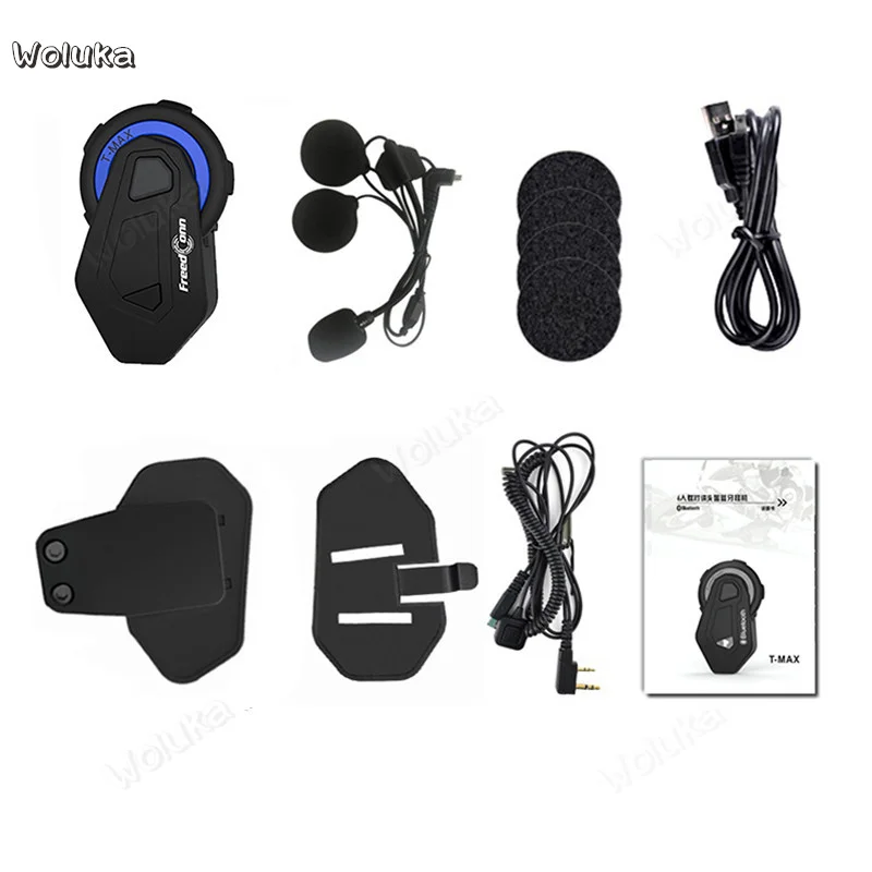Intercomunicador moto Bluetooth Беспроводная рация moto rcycle наушники 6 человек 1000 метров Интерком CD50 Q02