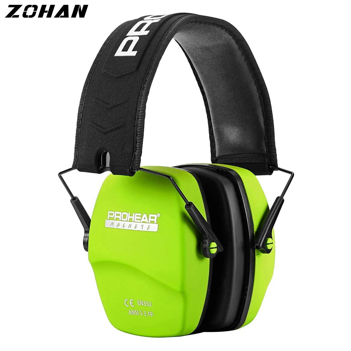 

ZOHAN ear protector for shooting Hearing Protectors noise reduction Safety earmuffs slim passive Protection NRR26db Hunting