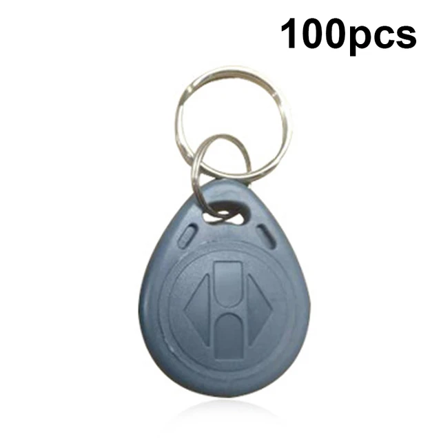 10/100pcs RFID Tag 125Khz Key Copy Rewritable Writable Rewrite RFID  Keyfobs Tag Ring Card Proximity Token Duplicate 9 Colors Q 100pcs
