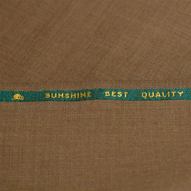 Pearlsilk Golden Australian Wool Worsted Wool Fabrics Garment Material Autumn Women Pants Suits Sewing Cloth Tailor Freeshipping