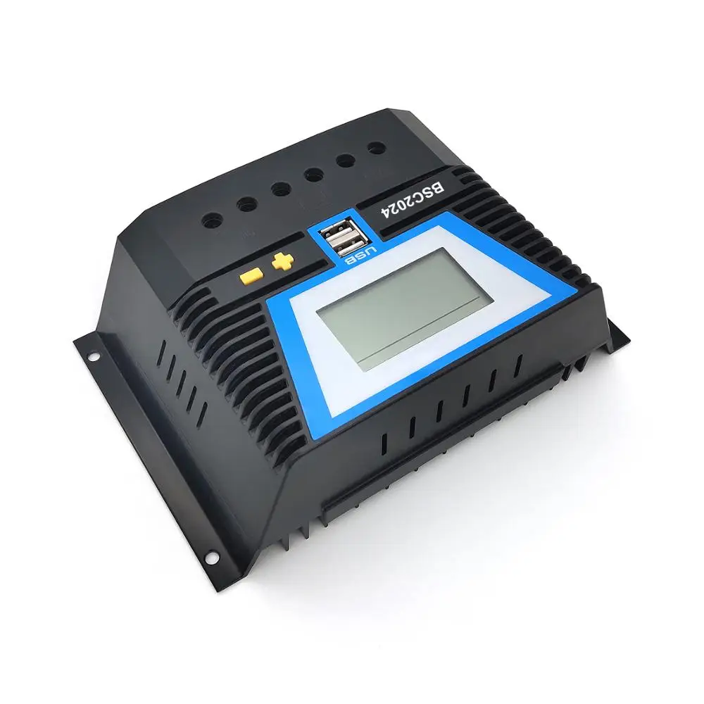PWM солнечные контроллеры BSC 12V 24V 36V 48V автоматический PV солнечный контроллер заряда двойной USB выход 5 V/2A для регулятора литиевой батареи