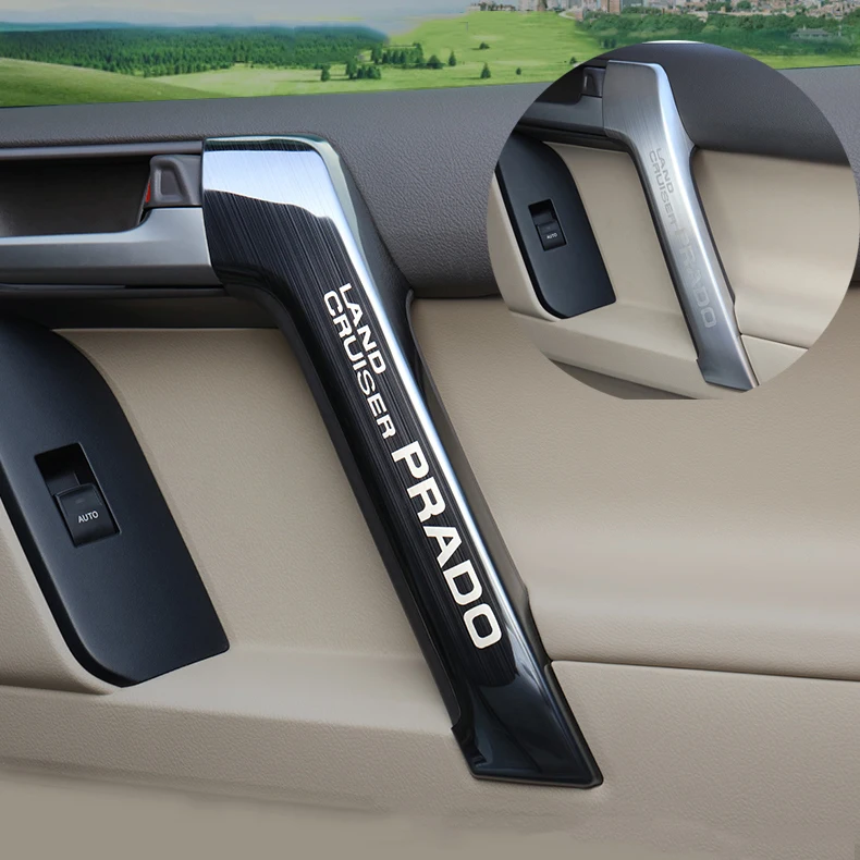 Автомобильный защитный чехол накладка на внутреннюю дверную ручку 4 шт.