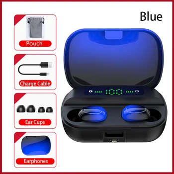 

TWS fone de ouvido Wireless Bluetooth Earphones Sports Bluethooth Earbuds Ear Buds Noise Canceling Head Phones with Microphone
